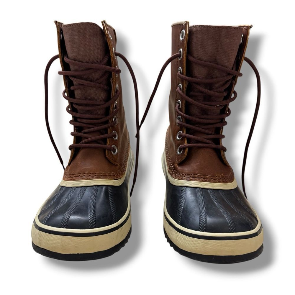 Sorel 1964 Premium Leather Snow Boots Womens 9 Waterproof Insulated Winter
